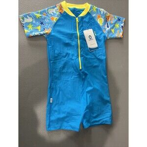 Karrack Blue Rash Guard One Piece Unisex Kids‎ Size 10 NEW